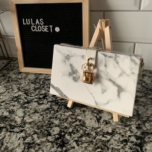 Marble Crossbody Handbag